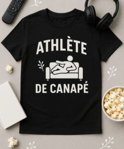 T-shirt Athlète de canapé