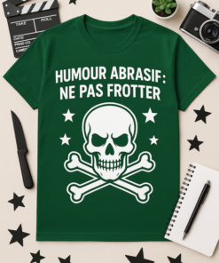 T-shirt Humour Abrasif : Ne Pas Frotter