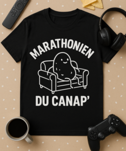 T-shirt Marathonien du canap’