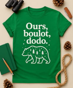T-shirt Ours, boulot, dodo