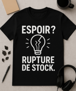 T-shirt - Espoir ? Rupture de stock.