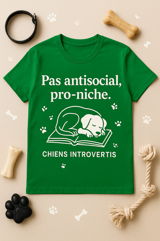 T-shirt "Pas antisocial, pro-niche"