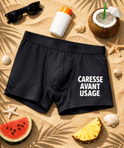 Boxer homme « Caresse avant usage »