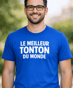 T-shirt drôle « Le meilleur tonton du monde »