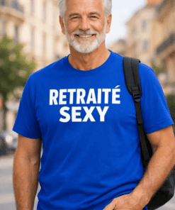 T-shirt drôle SEKSI RETRAITÉ