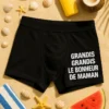 Boxer humoristique Grandis bonheur de maman pour cadeau anniversaire drôle