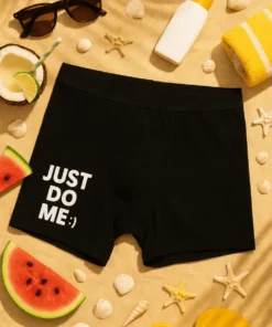Boxer humoristique Just do me, idée cadeau anniversaire ou EVG