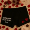 Boxer humoristique Lion qui dort, idee cadeau anniversaire pour homme qui n'est pas du matin