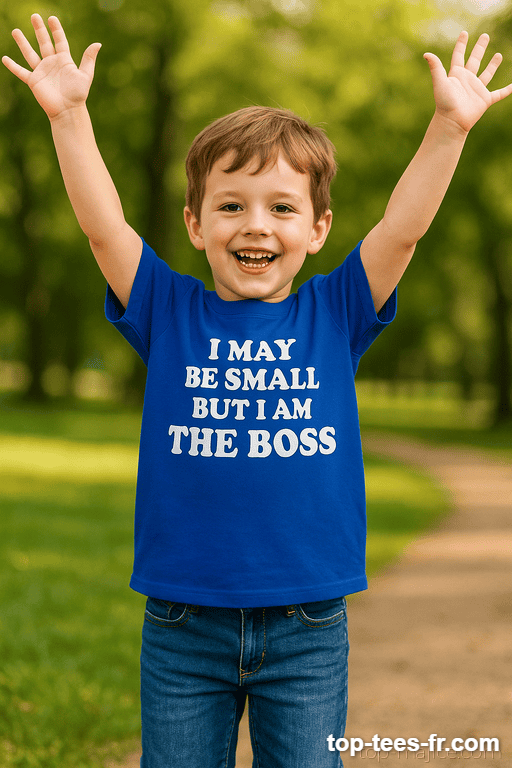 T-shirt enfant I am the boss