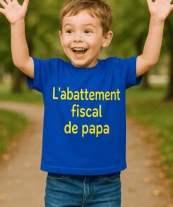 T-shirt enfant l'abattement fiscal de papa