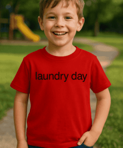T-shirt enfant laundry day