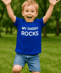 T-shirt enfant my daddy rocks