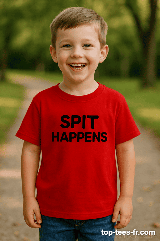 T-shirt enfant spit happens