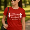 T-shirt humoristique Filles sages et coquines pour cadeau anniversaire ou EVJF