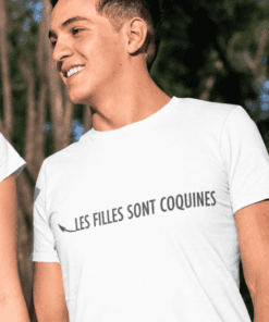 T-shirt humoristique les filles sont coquines