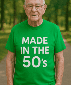 T-shirt humoristique made in the 50s