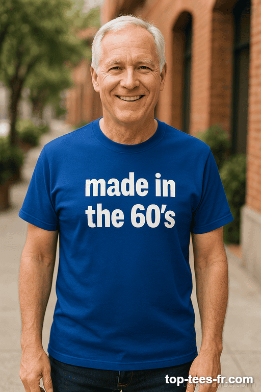 T-shirt humoristique made in the 60s