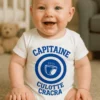 Body bébé Capitaine culotte cracra avec impression CAPITAINE CULOTTE CRACRA