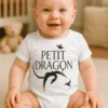 Body bébé Petit dragon avec inscription PETIT DRAGON