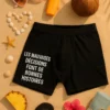 Boxer humoristique Mauvaises décisions bonnes histoires avec design drôle et cadeau original