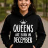 Pull humoristique Reines nées en décembre avec design drôle pour cadeau d anniversaire