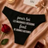Sous-vêtements homme Mauvaises décisions bonnes histoires, idée cadeau drôle pour homme