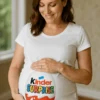 T-shirt de grossesse Kinder surprise avec inscription Kinder SURPRISE