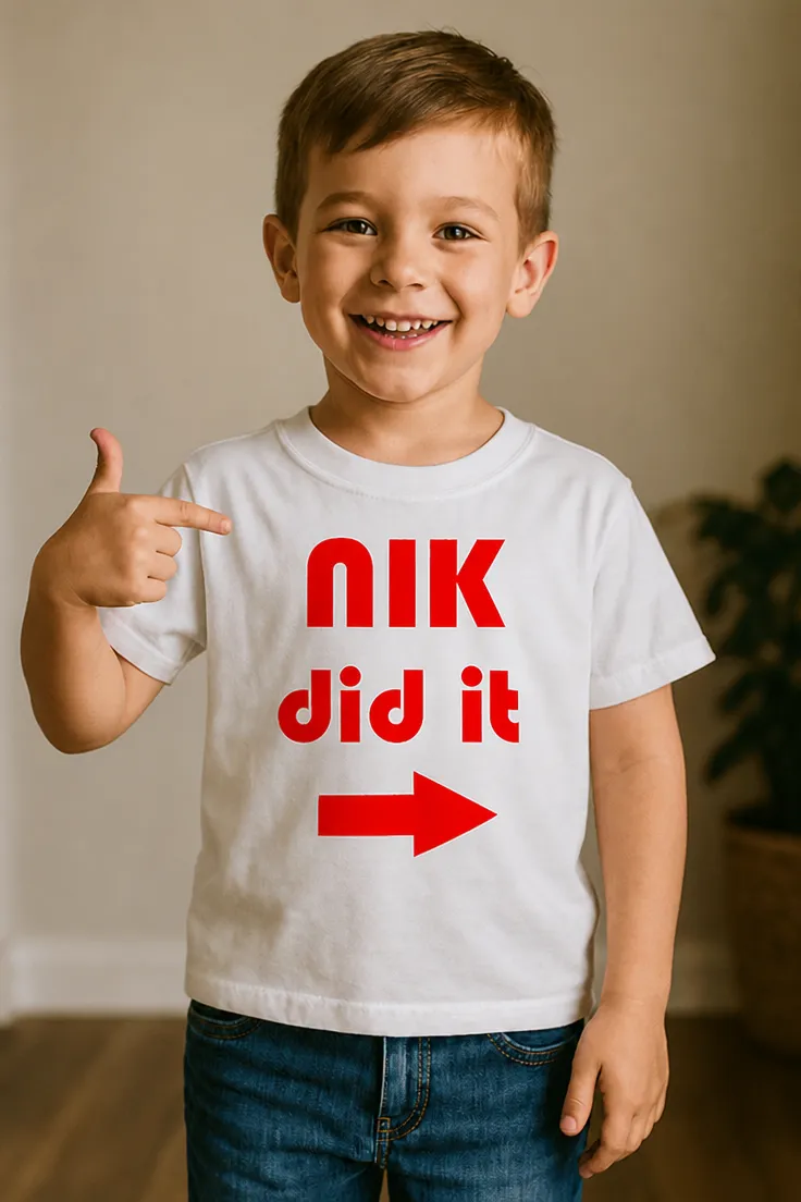 T-shirt enfant A tout fait avec prénom personnalisé, idée cadeau anniversaire enfant
