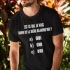 T-shirt humoristique Boire une bière aujourd'hui avec slogan drôle sur la bière