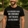 T-shirt humoristique Enfance de trente ans avec slogan drôle pour anniversaire de 30 ans