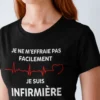 T-shirt humoristique Infirmière intrépide avec design drôle pour infirmière