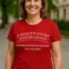 T-shirt humoristique Inquiétude pour les enfants avec message drôle pour parents