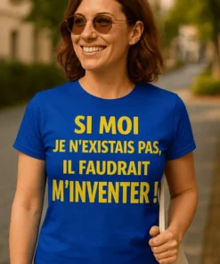 T-shirt humoristique À inventer absolument avec slogan drôle imprimé