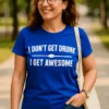 T-shirt humoristique Je deviens génial, idée cadeau anniversaire ou EVG pour amateur d'humour