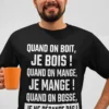T-shirt humoristique Je ne dérange pas avec slogan drôle imprimé pour cadeau