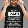 T-shirt humoristique Je suis papi avec design cadeau drôle pour grand-père