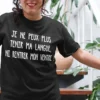T-shirt humoristique Langue et ventre avec slogan drôle pour cadeau