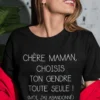 T-shirt humoristique Maman choisis ton gendre, idée cadeau drôle pour maman
