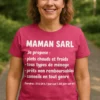 T-shirt humoristique Maman SARL fête des mères avec design drôle pour cadeau maman