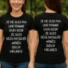 T-shirt humoristique Pas pour une nuit avec slogan drôle pour cadeau