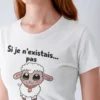 T-shirt humoristique Qui te casse les pieds, idée cadeau drôle avec design décalé