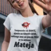 T-shirt humoristique Recette de bonté avec prénom personnalisé avec design cadeau drôle et prénom Mateja