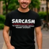 T-shirt humoristique Sarcasme défense naturelle avec design drôle pour cadeau