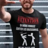 T-shirt humoristique Éviter les blessures avec slogan drôle pour le travail